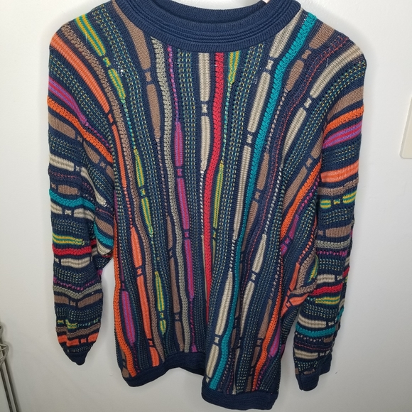 COOGI Other - COOGI Mens Crewneck 3D Knit Sweater